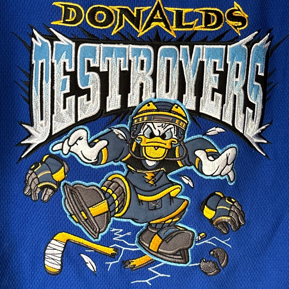 Walt Disney World Kids Donald Ducky Jersey XL 14-16